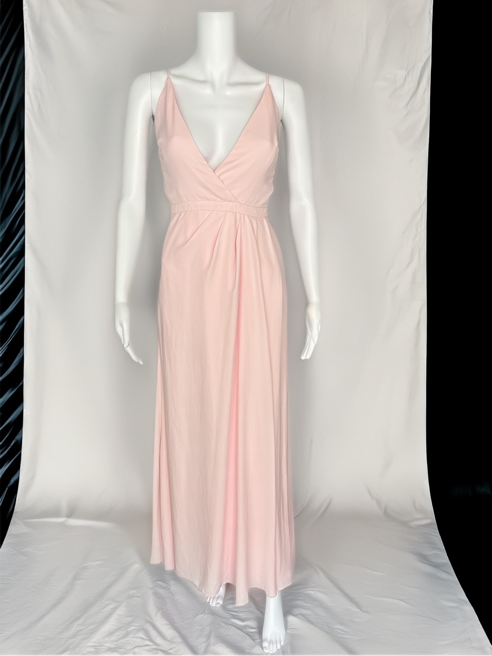 Anthropologie Fame and Partners pink maxi dress size 4